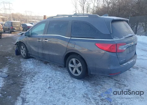2019 Honda Odyssey Ex-L z USA, uszkodzony, nr VIN 5FNRL6H72KB044752
